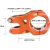 image:imageFIFTYFIFTY Aluminum Alloy Mountain Bike Stem for 118 Steer Tube 318mm Handlebar Short Handlebar Stem for All Mountain MTB Downhill FreerideOrange
