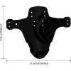 image:imageFIFTYFIFTY Mountain Bike Fender MTB Mudguard Front and Rear Compatible Bicycle Mudguard Fits 26 275 29 Plus Size and Fat Bike Wheel SizesBlack