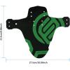 image:imageFIFTYFIFTY Mountain Bike Fender MTB Mudguard Front and Rear Compatible Bicycle Mudguard Fits 26 275 29 Plus Size and Fat Bike Wheel SizesGreenGreen