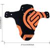 image:imageFIFTYFIFTY Mountain Bike Fender MTB Mudguard Front and Rear Compatible Bicycle Mudguard Fits 26 275 29 Plus Size and Fat Bike Wheel SizesOrange