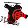 image:imageFIFTYFIFTY Mountain Bike Fender MTB Mudguard Front and Rear Compatible Bicycle Mudguard Fits 26 275 29 Plus Size and Fat Bike Wheel SizesRed