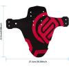 image:imageFIFTYFIFTY Mountain Bike Fender MTB Mudguard Front and Rear Compatible Bicycle Mudguard Fits 26 275 29 Plus Size and Fat Bike Wheel SizesRedRed