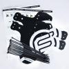 image:imageFIFTYFIFTY Mountain Bike Fender MTB Mudguard Front and Rear Compatible Bicycle Mudguard Fits 26 275 29 Plus Size and Fat Bike Wheel SizesWhiteWhite