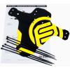 image:imageFIFTYFIFTY Mountain Bike Fender MTB Mudguard Front and Rear Compatible Bicycle Mudguard Fits 26 275 29 Plus Size and Fat Bike Wheel SizesYellow
