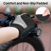 image:imageFIFTYFIFTY Mountain Bike Gloves for Men Women Full Finger Pad Cycling Glove Breathable AntiSlip ShockAbsorbing and Touch Screen for Road MTB Outdoor BikingBlack