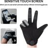 image:imageFIFTYFIFTY Mountain Bike Gloves for Men Women Full Finger Pad Cycling Glove Breathable AntiSlip ShockAbsorbing and Touch Screen for Road MTB Outdoor BikingGrey