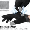 image:imageFIFTYFIFTY Mountain Bike Gloves for Men Women Full Finger Pad Cycling Glove Breathable AntiSlip ShockAbsorbing and Touch Screen for Road MTB Outdoor BikingGrey