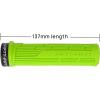 image:imageFIFTYFIFTY Mountain Bike Grips Single Lockon MTB Handlerbar Grips Soft and Comfortable NonSlip Locking Bicycle Handle for All Mountain Enduro DownhillGreen