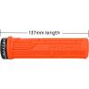 image:imageFIFTYFIFTY Mountain Bike Grips Single Lockon MTB Handlerbar Grips Soft and Comfortable NonSlip Locking Bicycle Handle for All Mountain Enduro DownhillOrange