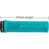 image:imageFIFTYFIFTY Mountain Bike Grips Single Lockon MTB Handlerbar Grips Soft and Comfortable NonSlip Locking Bicycle Handle for All Mountain Enduro DownhillTurquoise