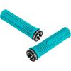 image:imageFIFTYFIFTY Mountain Bike Grips Single Lockon MTB Handlerbar Grips Soft and Comfortable NonSlip Locking Bicycle Handle for All Mountain Enduro DownhillTurquoise
