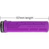 image:imageFIFTYFIFTY Mountain Bike Grips Single Lockon MTB Handlerbar Grips Soft and Comfortable NonSlip Locking Bicycle Handle for All Mountain Enduro DownhillPurple