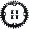 image:imageFIFTYFIFTY Round 104BCD Chainring 30T 32T 34T 36T Narrow Wide Mountain Bike Chainring Single Chainring for 91011Speed with 4 Alloy Chainring Bolts for MTBRound Black