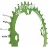 image:imageFIFTYFIFTY Round 104BCD Chainring 30T 32T 34T 36T Narrow Wide Mountain Bike Chainring Single Chainring for 91011Speed with 4 Alloy Chainring Bolts for MTBRound Green
