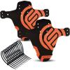 image:imageFIFTYFIFTY Mountain Bike Fender MTB Mudguard Front and Rear Compatible Bicycle Mudguard Fits 26 275 29 Plus Size and Fat Bike Wheel SizesOrangeOrange