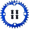 image:imageFIFTYFIFTY Round 104BCD Chainring 30T 32T 34T 36T Narrow Wide Mountain Bike Chainring Single Chainring for 91011Speed with 4 Alloy Chainring Bolts for MTBRound Blue
