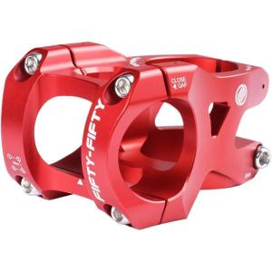 image:imageFIFTYFIFTY Aluminum Alloy Mountain Bike Stem for 118 Steer Tube 318mm Handlebar Short Handlebar Stem for All Mountain MTB Downhill FreerideRed