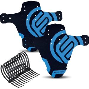 image:imageFIFTYFIFTY Mountain Bike Fender MTB Mudguard Front and Rear Compatible Bicycle Mudguard Fits 26 275 29 Plus Size and Fat Bike Wheel SizesBlueBlue
