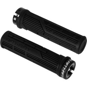 image:imageFIFTYFIFTY Mountain Bike Grips Single Lockon MTB Handlerbar Grips Soft and Comfortable NonSlip Locking Bicycle Handle for All Mountain Enduro DownhillBlack