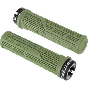 image:imageFIFTYFIFTY Mountain Bike Grips Single Lockon MTB Handlerbar Grips Soft and Comfortable NonSlip Locking Bicycle Handle for All Mountain Enduro DownhillOlive Green