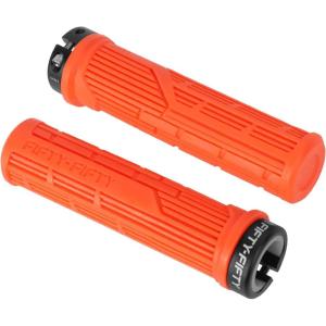 image:imageFIFTYFIFTY Mountain Bike Grips Single Lockon MTB Handlerbar Grips Soft and Comfortable NonSlip Locking Bicycle Handle for All Mountain Enduro DownhillOrange