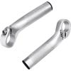 image:imageFIFTYFIFTY Bike Bar Ends Mountain Bike Handlebar Ends Alloy MTB Bicycle Bar 110mm BlackPolished Silver