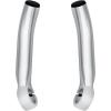 image:imageFIFTYFIFTY Bike Bar Ends Mountain Bike Handlebar Ends Aluminium Alloy MTB Bicycle Bar ExtenderPolished Silver