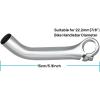 image:imageFIFTYFIFTY Bike Bar Ends Mountain Bike Handlebar Ends Aluminium Alloy MTB Bicycle Bar ExtenderPolished Silver