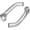 image:imageFIFTYFIFTY Bike Bar Ends Mountain Bike Handlebar Ends Aluminium Alloy MTB Bicycle Bar ExtenderPolished Silver