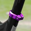 image:imageFIFTYFIFTY Bike Seat Post Clamp Aluminum Alloy Bicycle Seatpost Collar 286298318349364386mm Bicycle Seat Tube Clip for Most MTB Road Bikes 318mm BlackPurple