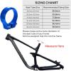 image:imageFIFTYFIFTY Bike Seat Post Clamp Aluminum Alloy Bicycle Seatpost Collar 286298318349364386mm Bicycle Seat Tube Clip for Most MTB Road Bikes 318mm BlackBlue