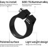 image:imageFIFTYFIFTY Bike Seat Post Clamp Aluminum Alloy Bicycle Seatpost Collar 286298318349364386mm Bicycle Seat Tube Clip for Most MTB Road Bikes 318mm BlackBlack