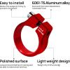 image:imageFIFTYFIFTY Bike Seat Post Clamp Aluminum Alloy Bicycle Seatpost Collar 286298318349364386mm Bicycle Seat Tube Clip for Most MTB Road Bikes 318mm BlackRed