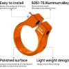 image:imageFIFTYFIFTY Bike Seat Post Clamp Aluminum Alloy Bicycle Seatpost Collar 286298318349364386mm Bicycle Seat Tube Clip for Most MTB Road Bikes 318mm BlackOrange