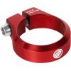 image:imageFIFTYFIFTY Bike Seat Post Clamp Aluminum Alloy Bicycle Seatpost Collar 286298318349364386mm Bicycle Seat Tube Clip for Most MTB Road Bikes 318mm BlackRed