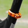 image:imageFIFTYFIFTY Bike Seat Post Clamp Aluminum Alloy Bicycle Seatpost Collar 286298318349364386mm Bicycle Seat Tube Clip for Most MTB Road Bikes 318mm BlackOrange