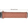 image:imageFIFTYFIFTY Mountain Bike Handlebar Grips Single Lockon MTB Grips Comfortable and Lock On NonSlip Bicycle Handle Fit for All Mountain Enduro DownhillBrown