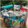 image:imageFIFTYFIFTY Mountain Bike Handlebar Grips Single Lockon MTB Grips Comfortable and Lock On NonSlip Bicycle Handle Fit for All Mountain Enduro DownhillTurquoise