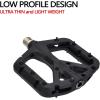 image:imageFIFTYFIFTY Mountain Bike Pedals NonSlip MTB Nylon Composite 916 Bicycle Pedals Lightweight and Wide Flat PlatformBlack