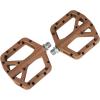 image:imageFIFTYFIFTY Mountain Bike Pedals NonSlip MTB Nylon Composite 916 Bicycle Pedals Lightweight and Wide Flat PlatformGum