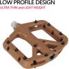 image:imageFIFTYFIFTY Mountain Bike Pedals NonSlip MTB Nylon Composite 916 Bicycle Pedals Lightweight and Wide Flat PlatformGum