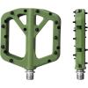 image:imageFIFTYFIFTY Mountain Bike Pedals NonSlip MTB Nylon Composite 916 Bicycle Pedals Lightweight and Wide Flat PlatformOlive Green
