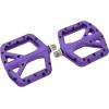 image:imageFIFTYFIFTY Mountain Bike Pedals NonSlip MTB Nylon Composite 916 Bicycle Pedals Lightweight and Wide Flat PlatformPurple