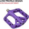 image:imageFIFTYFIFTY Mountain Bike Pedals NonSlip MTB Nylon Composite 916 Bicycle Pedals Lightweight and Wide Flat PlatformPurple