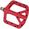 image:imageFIFTYFIFTY Mountain Bike Pedals NonSlip MTB Nylon Composite 916 Bicycle Pedals Lightweight and Wide Flat PlatformRed