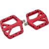 image:imageFIFTYFIFTY Mountain Bike Pedals NonSlip MTB Nylon Composite 916 Bicycle Pedals Lightweight and Wide Flat PlatformRed