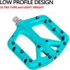 image:imageFIFTYFIFTY Mountain Bike Pedals NonSlip MTB Nylon Composite 916 Bicycle Pedals Lightweight and Wide Flat PlatformTurquoise