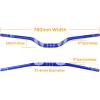image:imageFIFTYFIFTY Mountain Bike Riser Handlebar Aluminum Alloy MTB Handlebar 318mm Diameter 780mm Wide Bicycle BarBlue