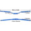 image:imageFIFTYFIFTY Mountain Bike Riser Handlebar Aluminum Alloy MTB Handlebar 318mm Diameter 780mm Wide Bicycle BarBlue