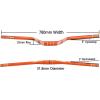 image:imageFIFTYFIFTY Mountain Bike Riser Handlebar Aluminum Alloy MTB Handlebar 318mm Diameter 780mm Wide Bicycle BarOrange